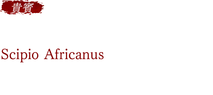 【貴賓】スキピオ・アフリカヌス CV.家中宏